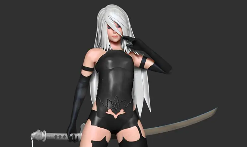 STL файлове за 3D печат на Nier 2A