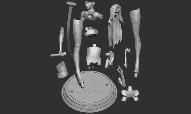 STL файлове за 3D печат на Nier 2A