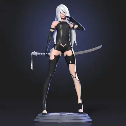 Nier 2A 3Dプリントモデル STLファイル