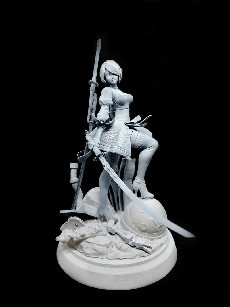 Nier Automata 2B 3D Print Model STL файлы