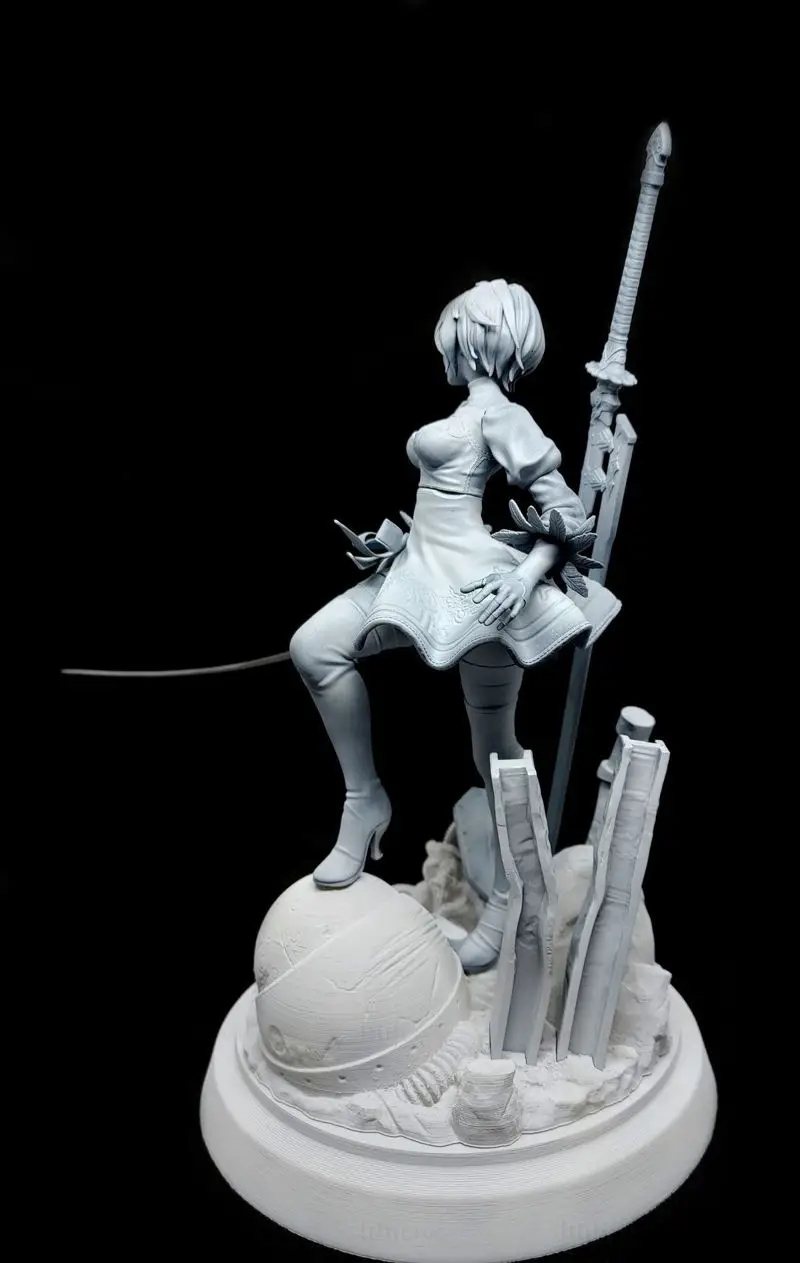 Nier Automata 2B 3D Print Model STL файлы