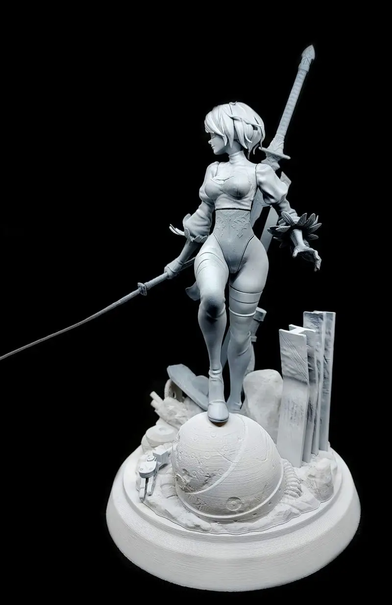 Nier Automata 2B 3D Print Model STL файлы