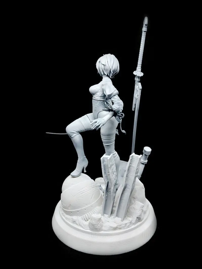 Nier Automata 2B 3D Print Model STL файлы