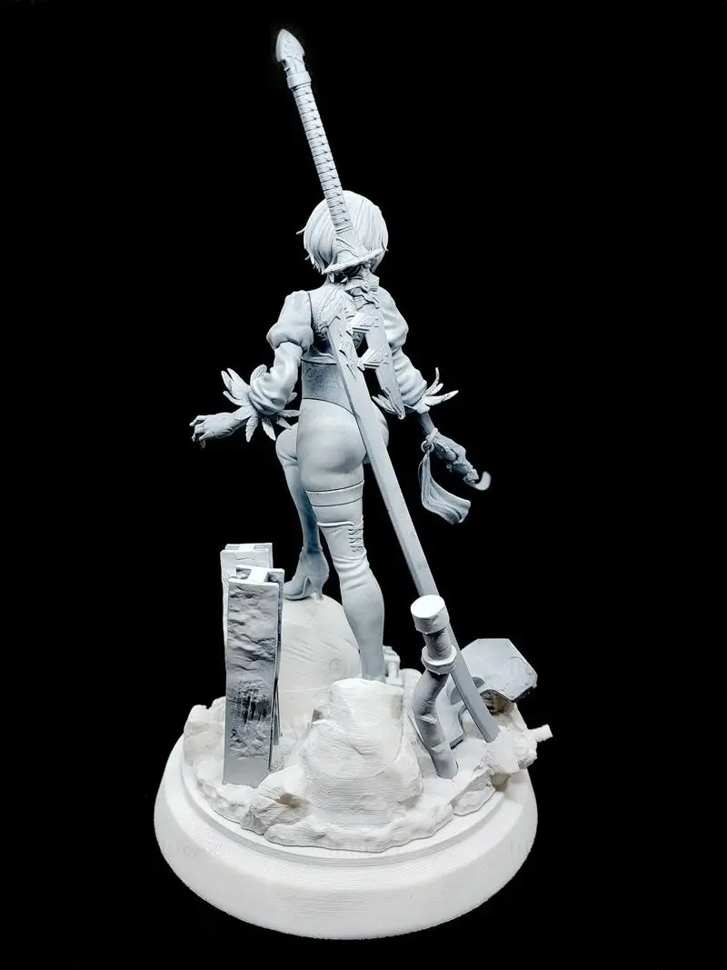 Nier Automata 2B 3D Print Model STL файлы