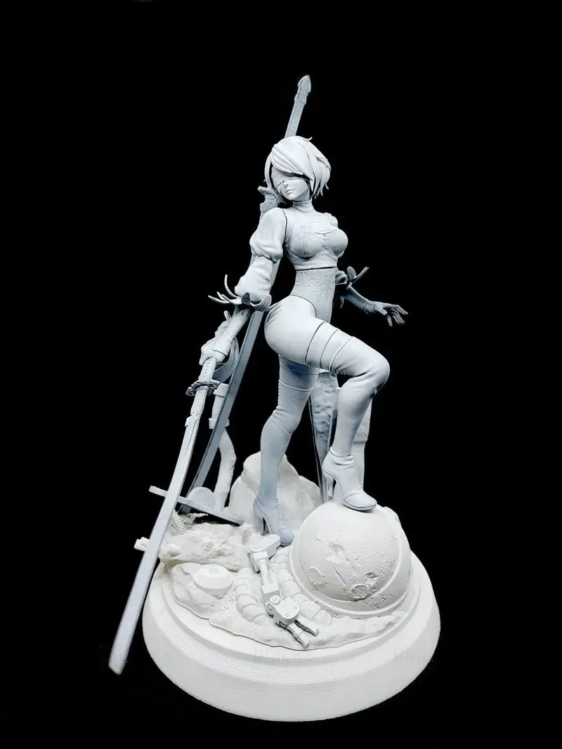 Nier Automata 2B 3D Print Model STL файлы