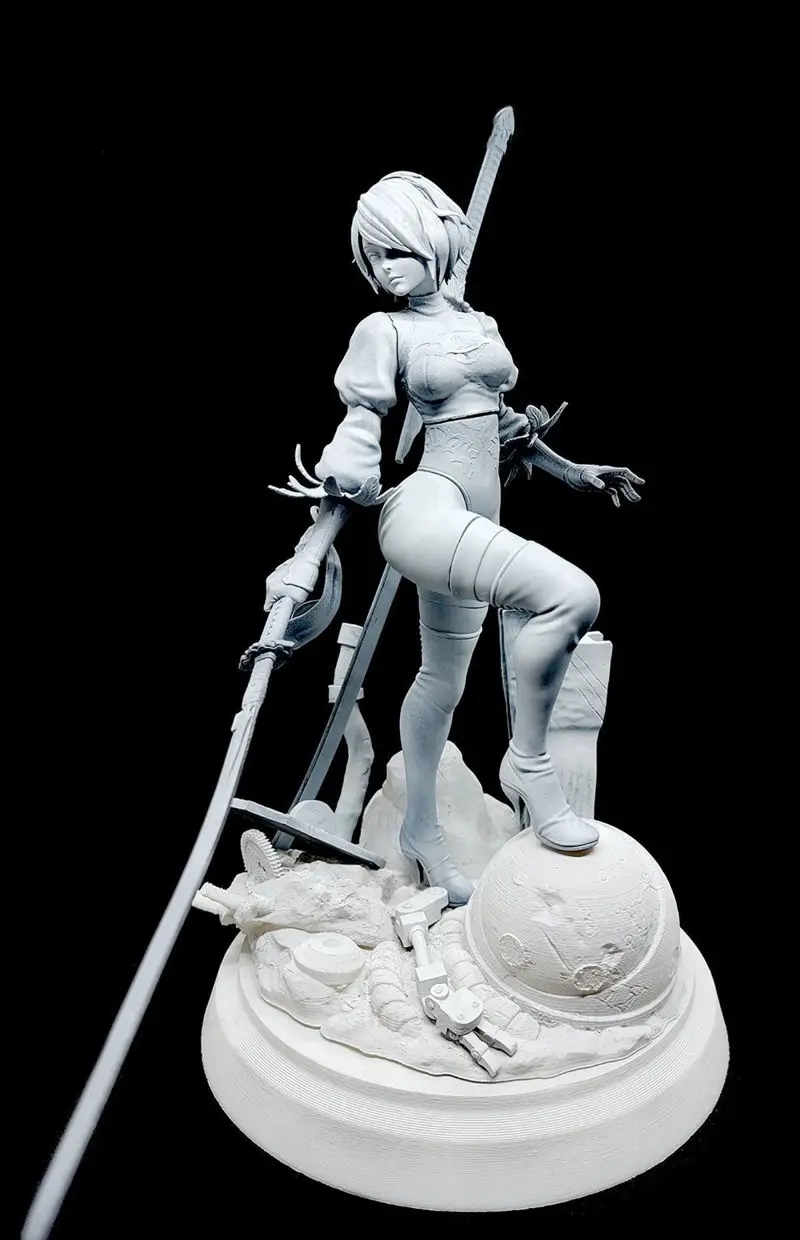 Nier Automata 2B 3D Print Model STL файлы