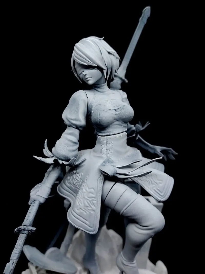Nier Automata 2B 3D Print Model STL файлы