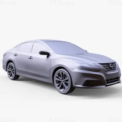 Nissan Altima SR 2019 汽车 3D 模型