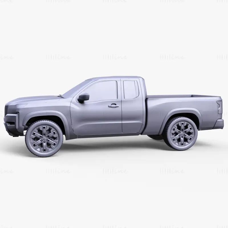 Nissan Frontier King Cab 3D-Modell