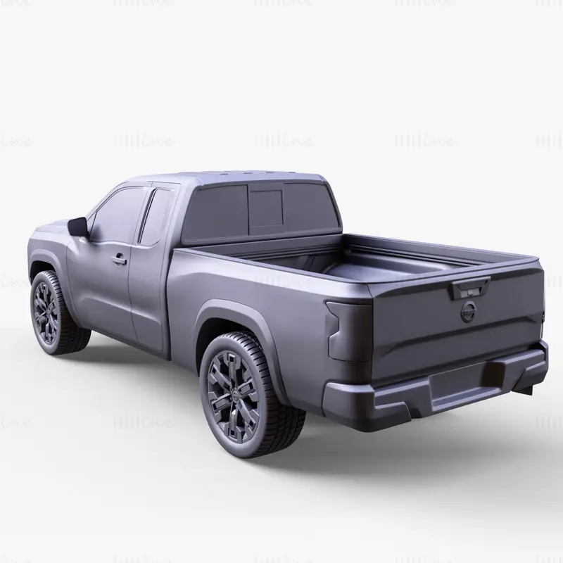 Nissan Frontier King Cab modelo 3d