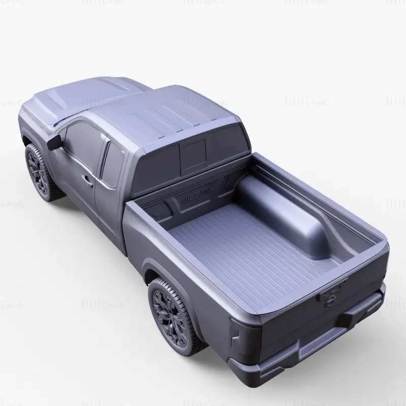 Nissan Frontier King Cab 3D Model