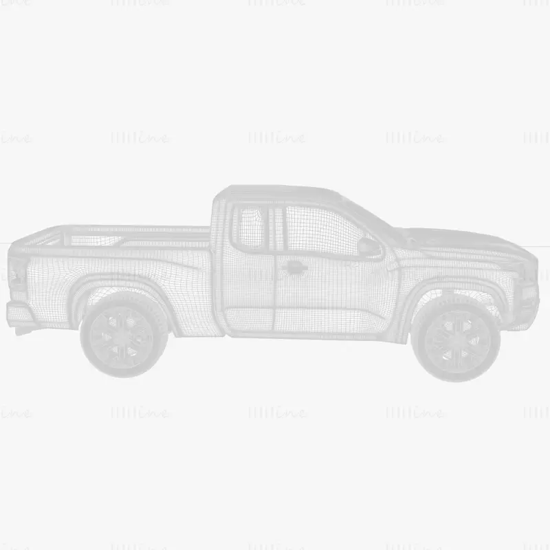 Nissan Frontier King Cab 3D-Modell