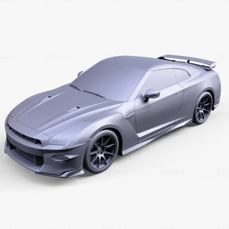 Nissan GT R Nismo Coche Modelo 3D