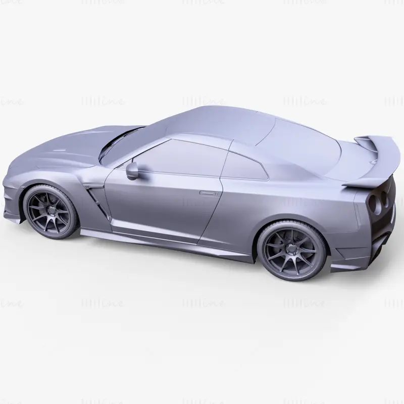 Nissan GT R Nismo Car 3D Model