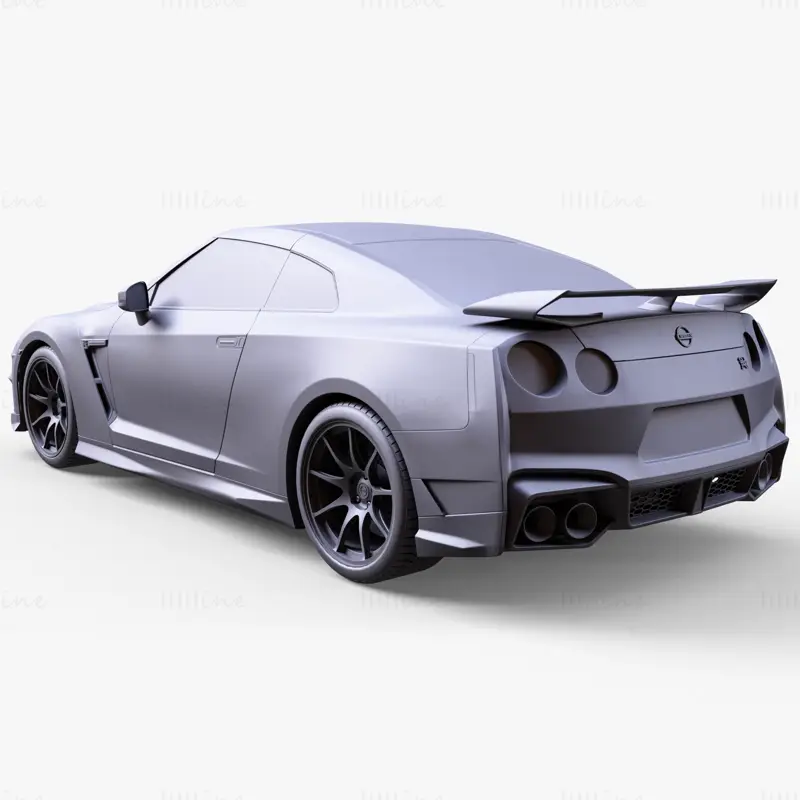 Nissan GT R Nismo Car 3D Model