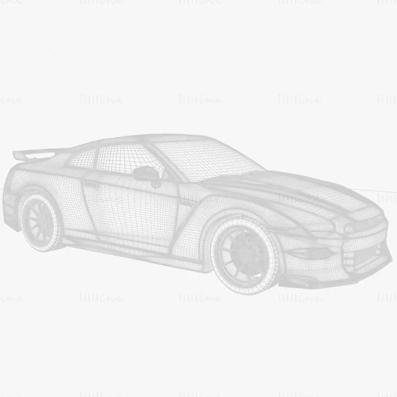 Nissan GT R Nismo Car 3Dモデル