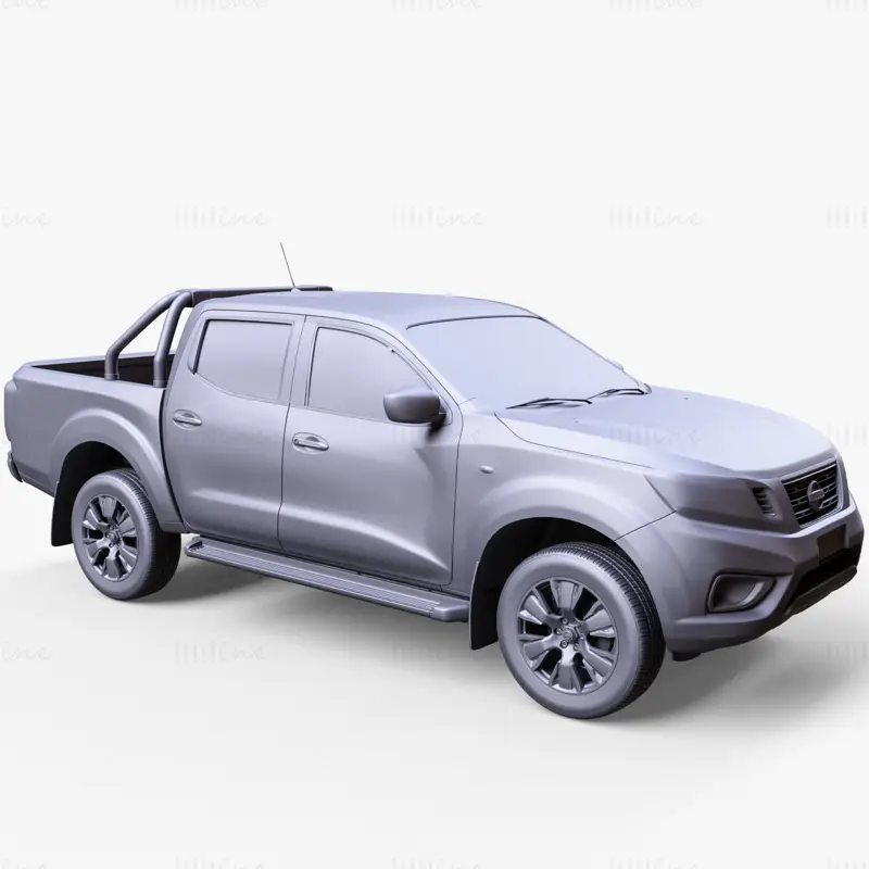 Vehículo Nissan Navara Tekna 2021 modelo 3d