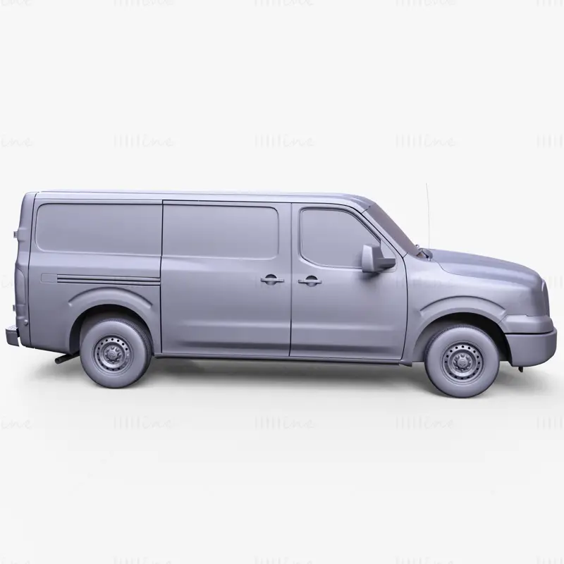 Nissan NV Cargo 1500 V6 S 2022 Vehicle 3D Model