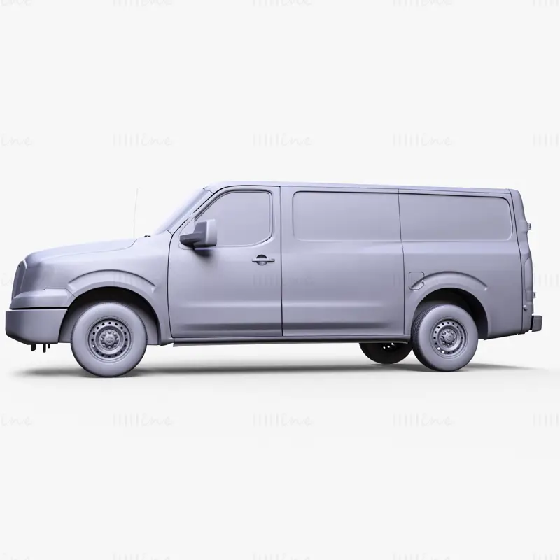 Nissan NV Cargo 1500 V6 S 2022 Fahrzeug-3D-Modell