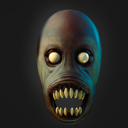 Nocturnal demon mask 3d print model STL