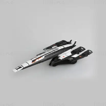 Normandy SR-2 3D-utskriftsmodell STL-filer - MASS EFFECT Sci-Fi-romskipreplikaer