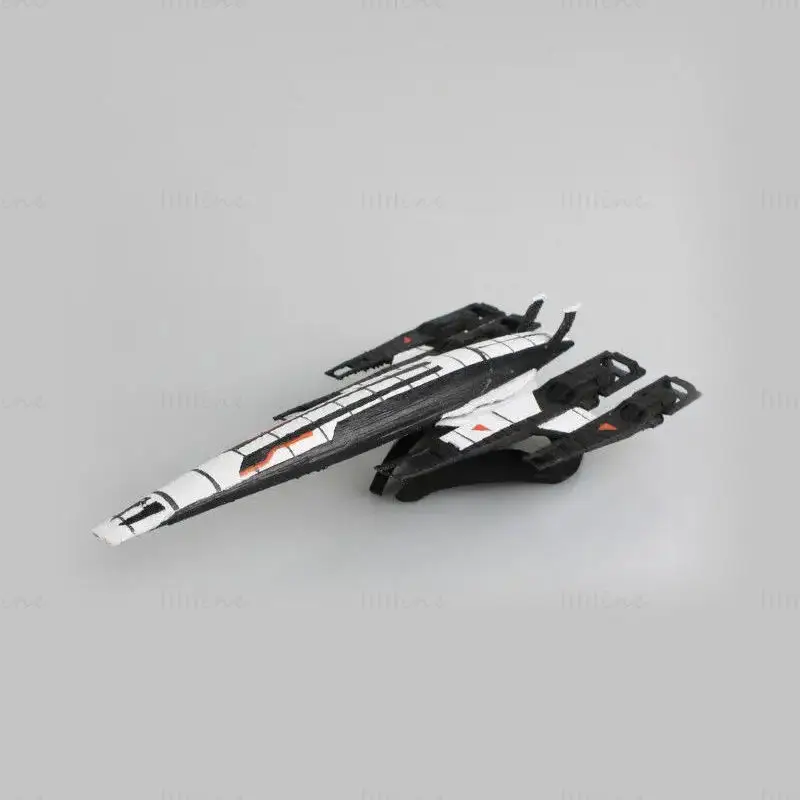 Normandy SR-2 3D-utskriftsmodell STL-filer - MASS EFFECT Sci-Fi-romskipreplikaer