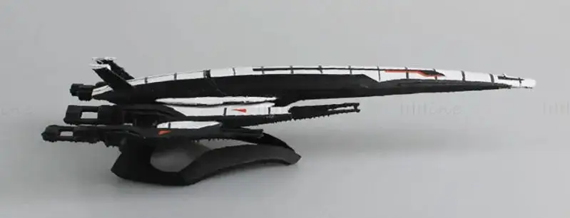 Normandy SR-2 3D-utskriftsmodell STL-filer - MASS EFFECT Sci-Fi-romskipreplikaer