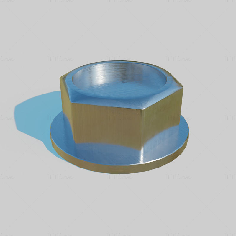 Nuts and Bolts 3D Model