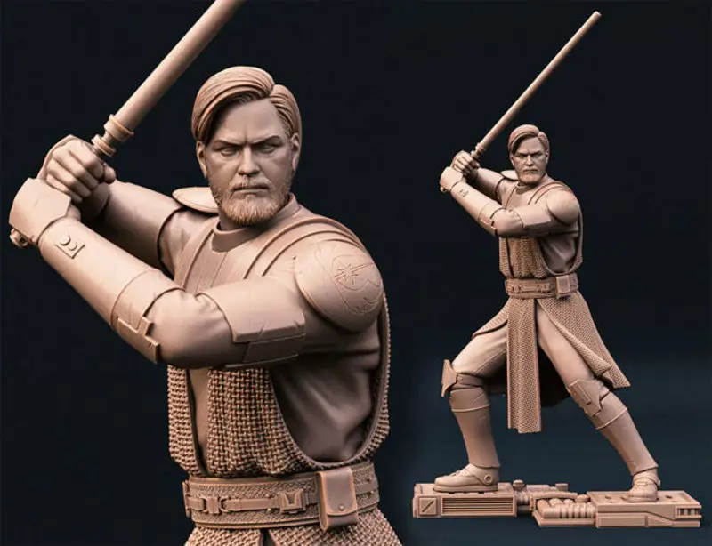 Obi-Wan Kenobi 3D Print Model STL