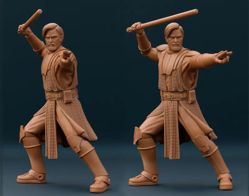 Obi-Wan Kenobi 3D Print Model STL