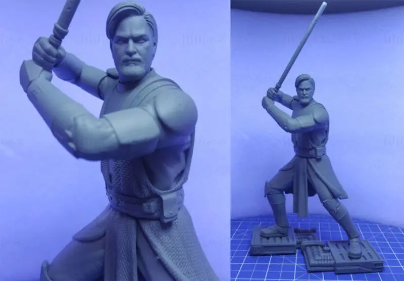 Obi-Wan Kenobi 3D Print Model STL