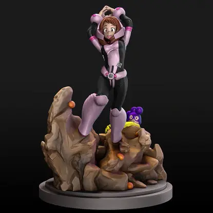 Ochako Uraraka 3D-printmodel STL