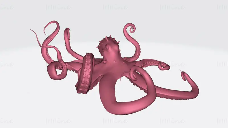 3D-tiskalni model hobotnice
