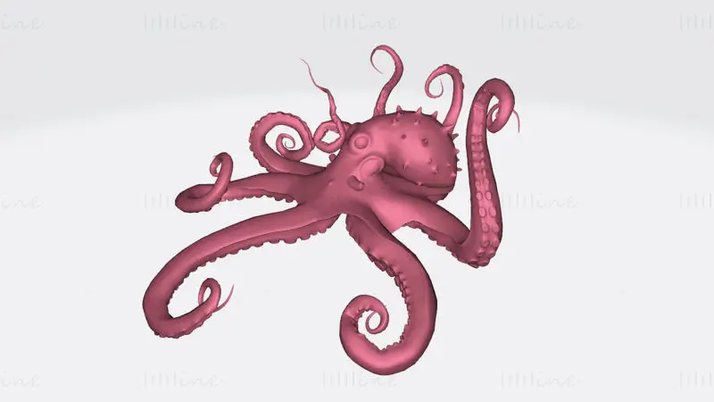 3D-tiskalni model hobotnice