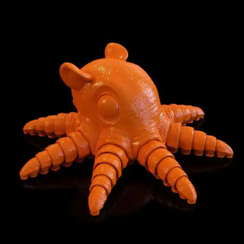 Oktopus FLEXI artikuliertes 3D-Druckmodell STL-Datei