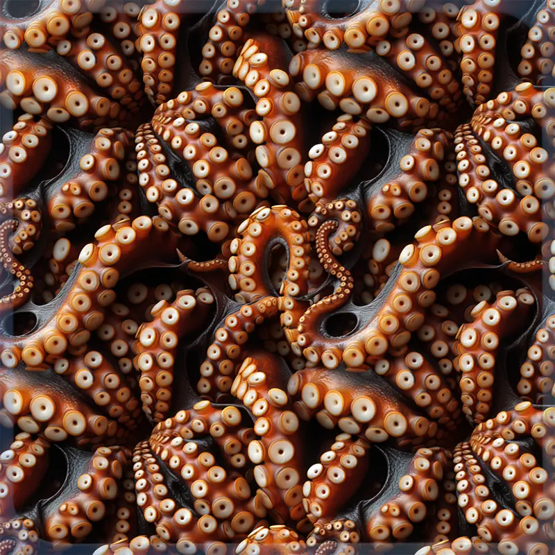 Octopus Naadloze Textuur