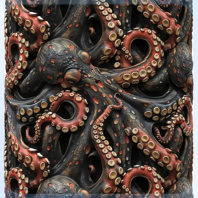 Octopus Seamless Texture