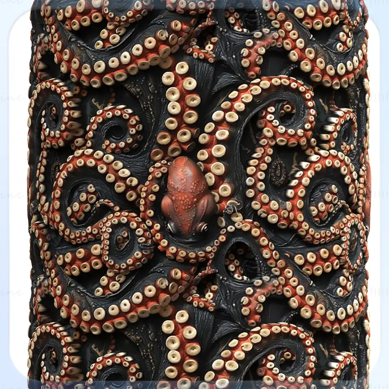 Octopus Naadloze Textuur