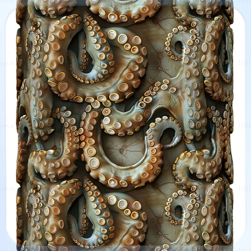 Octopus Naadloze Textuur