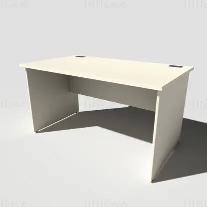 Конец панели офисного стола 3D модель