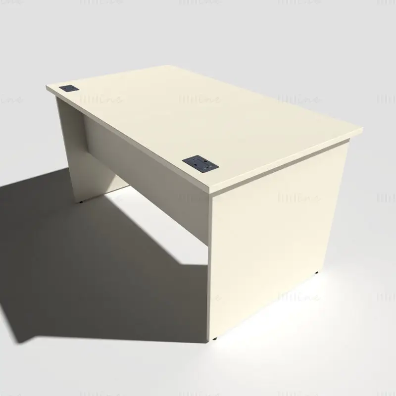 Office Desk Panel End 3D Model