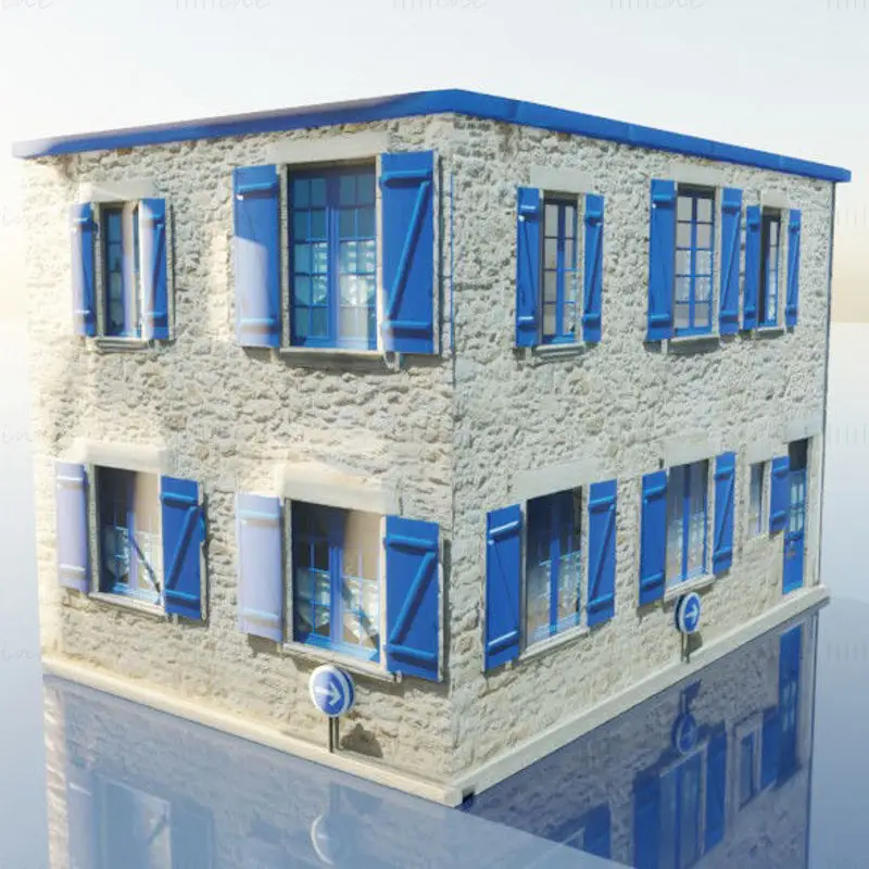 Old Building 3D Model