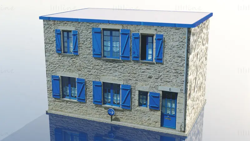 Old Building 3D Model