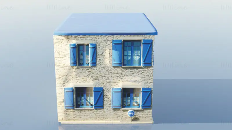 Old Building 3D Model