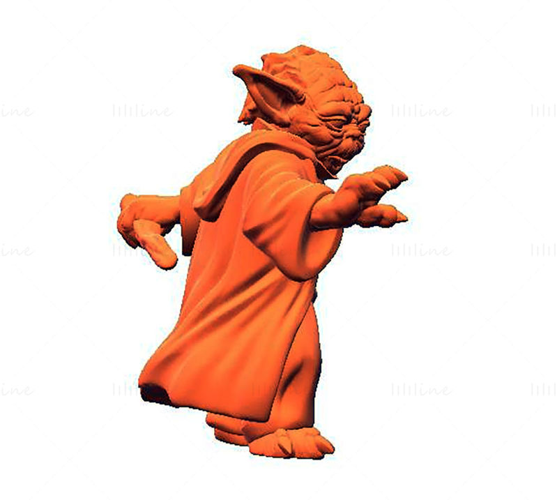 Old Master Yoda 3D Printing Model STL