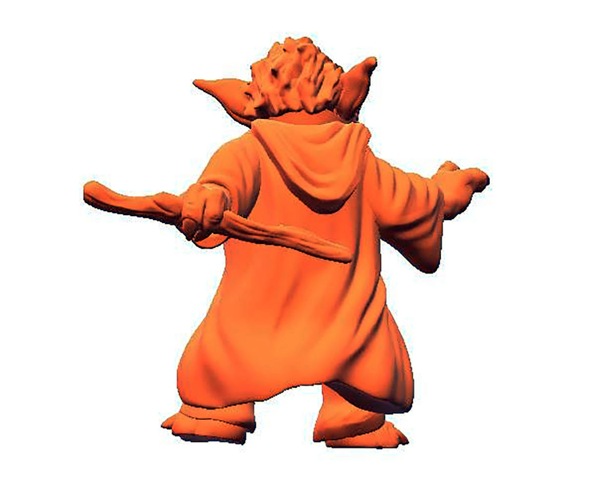 Old Master Yoda 3D Printing Model STL