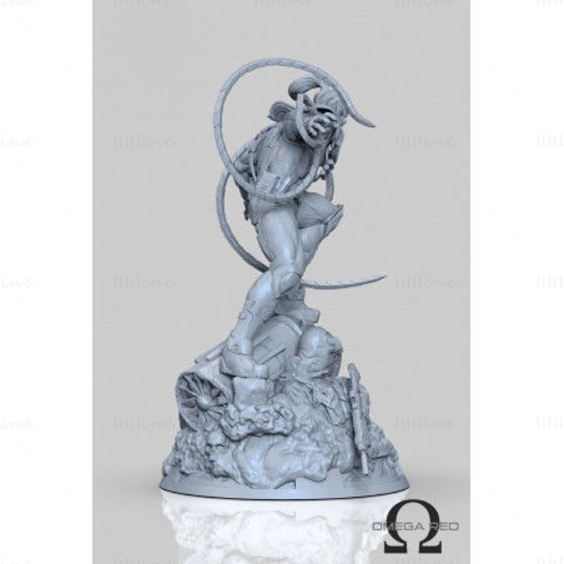 Omega Red 3D Model Ready to Print
