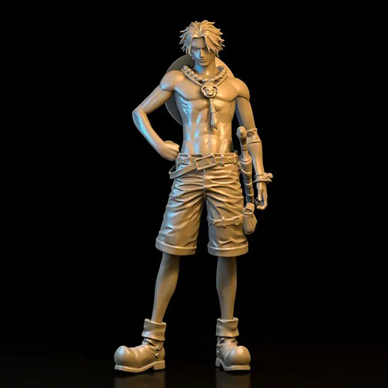 Модель One Piece Ace 3D Printed STL