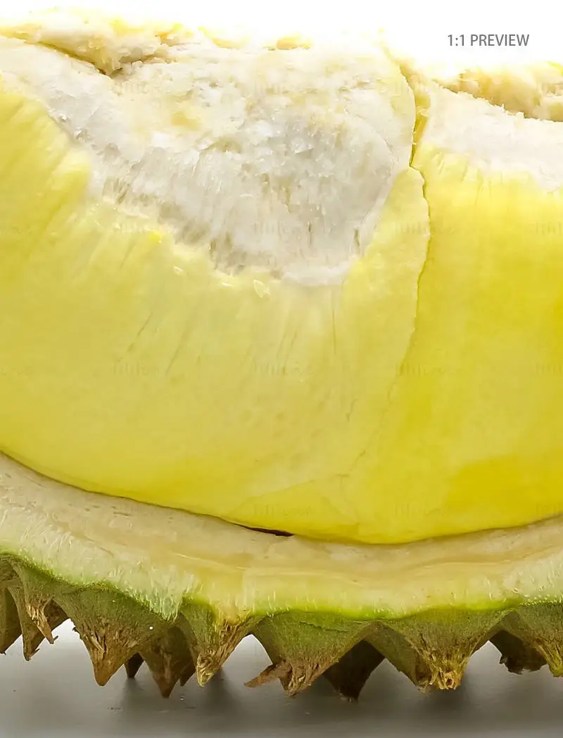 Opened durian image