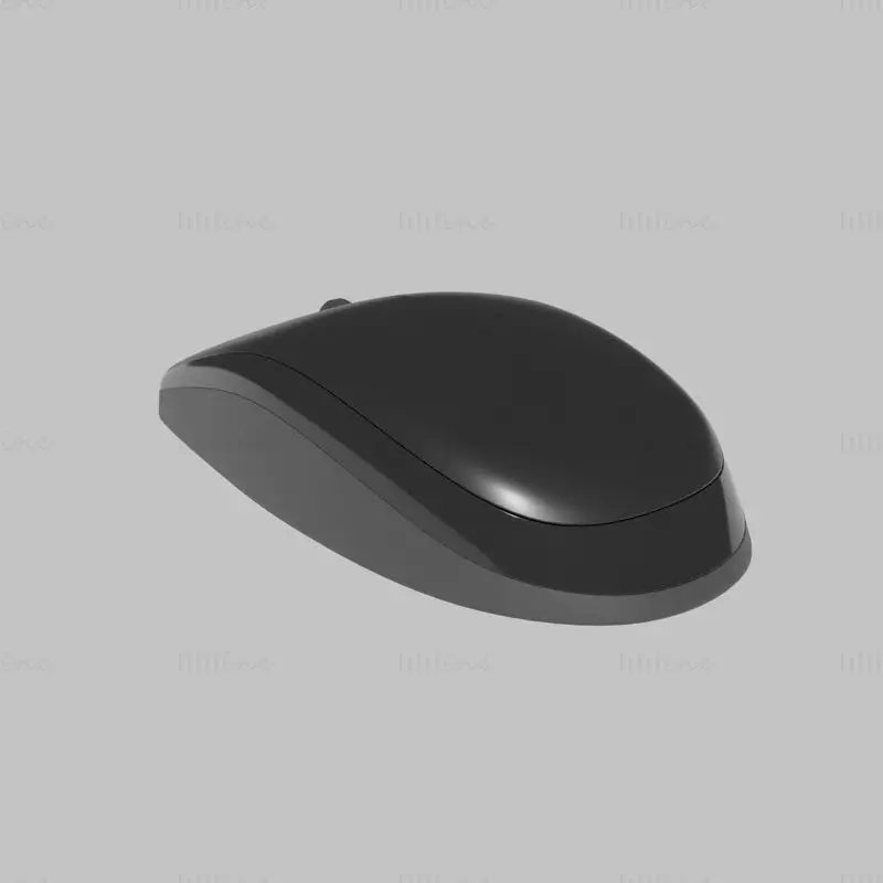 Optical Mouse 3D Model